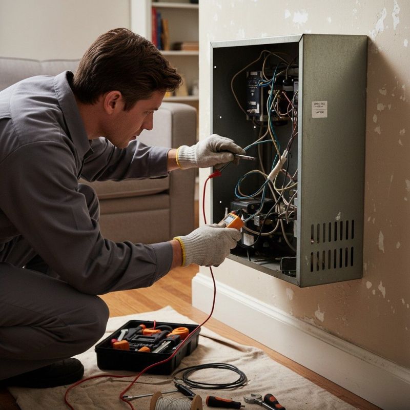 Electric Baseboard Heater Installation