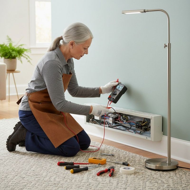 Electric Baseboard Heater Installation